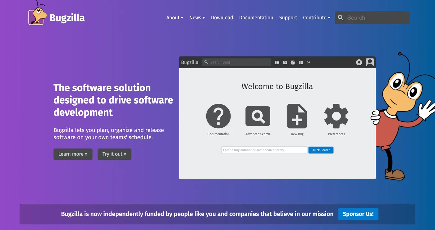 Bugzilla header